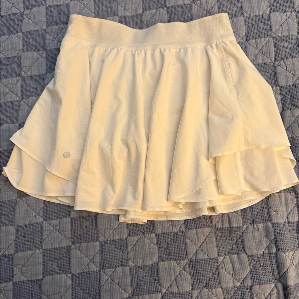 Sporty white lululemon Skirt
